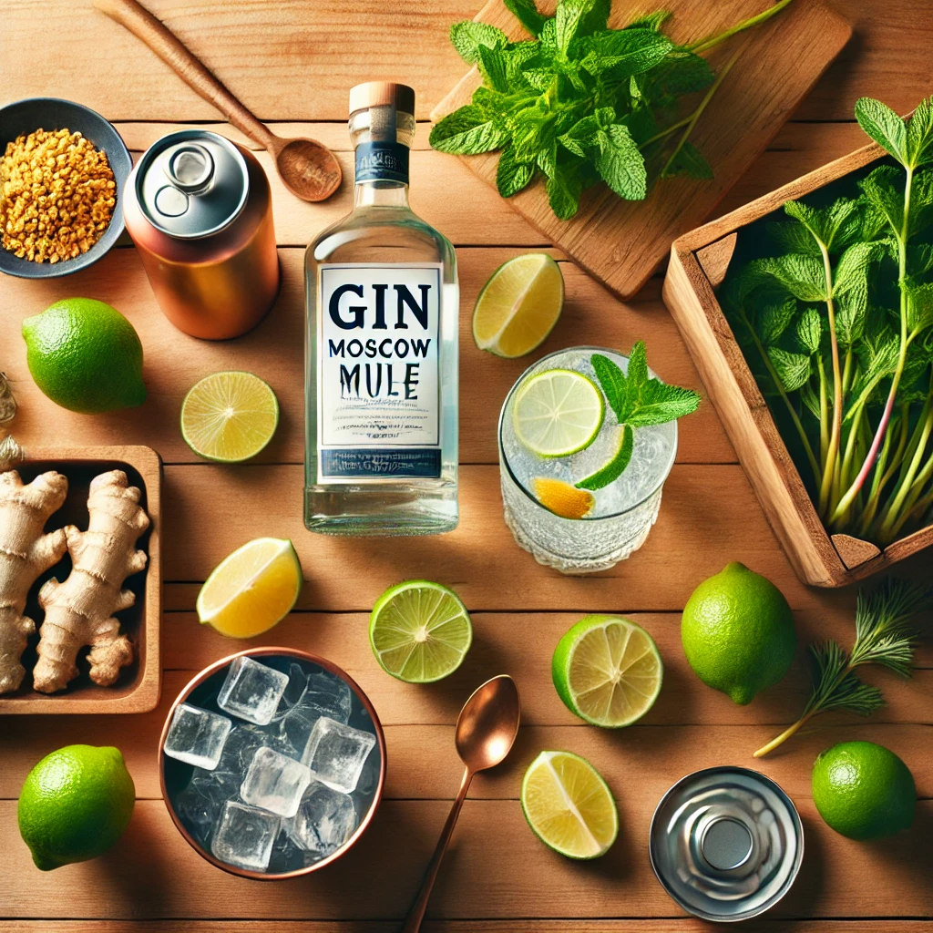 Gin Moscow Mule Cocktail